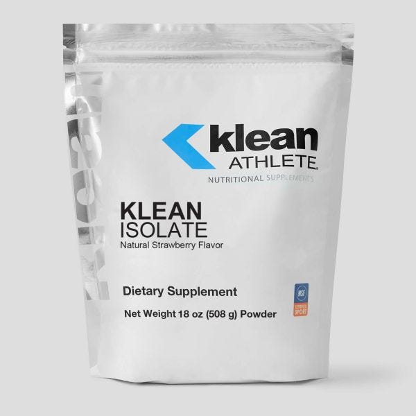 Klean Isolate Natural Strawberry Flavor