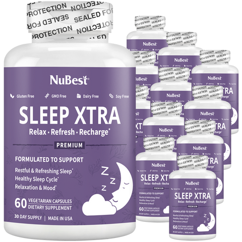 Sleep Xtra, Natural Non-Habit Forming Sleep Aid for Teens & Adults, 60