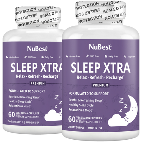 Sleep Xtra, Natural Non-Habit Forming Sleep Aid for Teens & Adults, 60