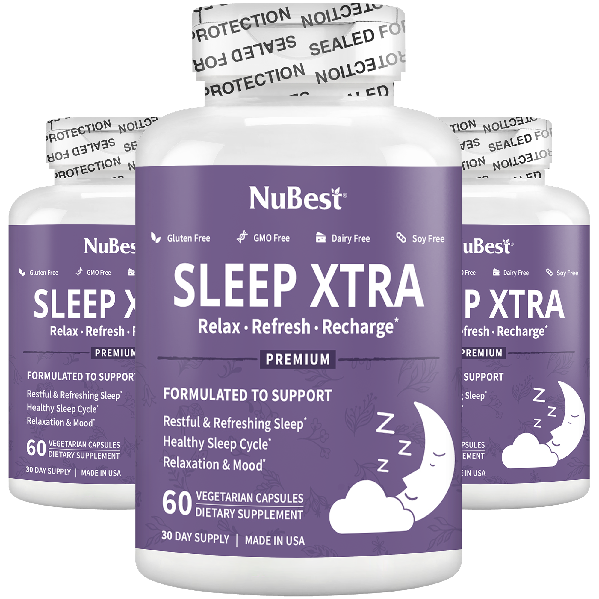 Sleep Xtra, Natural Non-Habit Forming Sleep Aid for Teens & Adults, 60