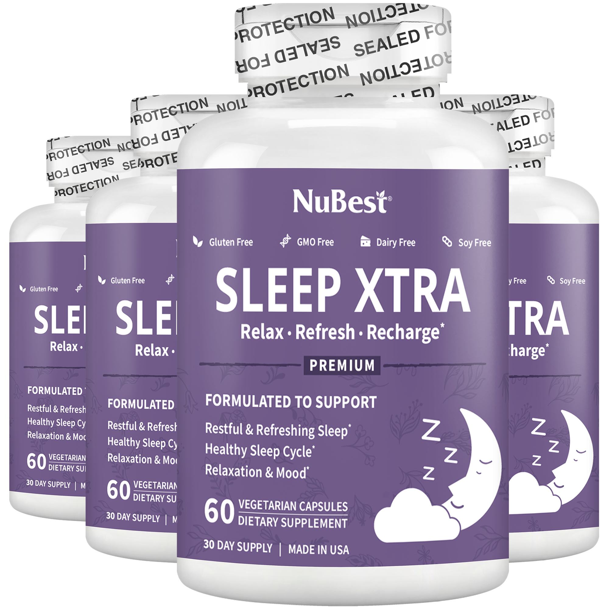 Sleep Xtra, Natural Non-Habit Forming Sleep Aid for Teens & Adults, 60