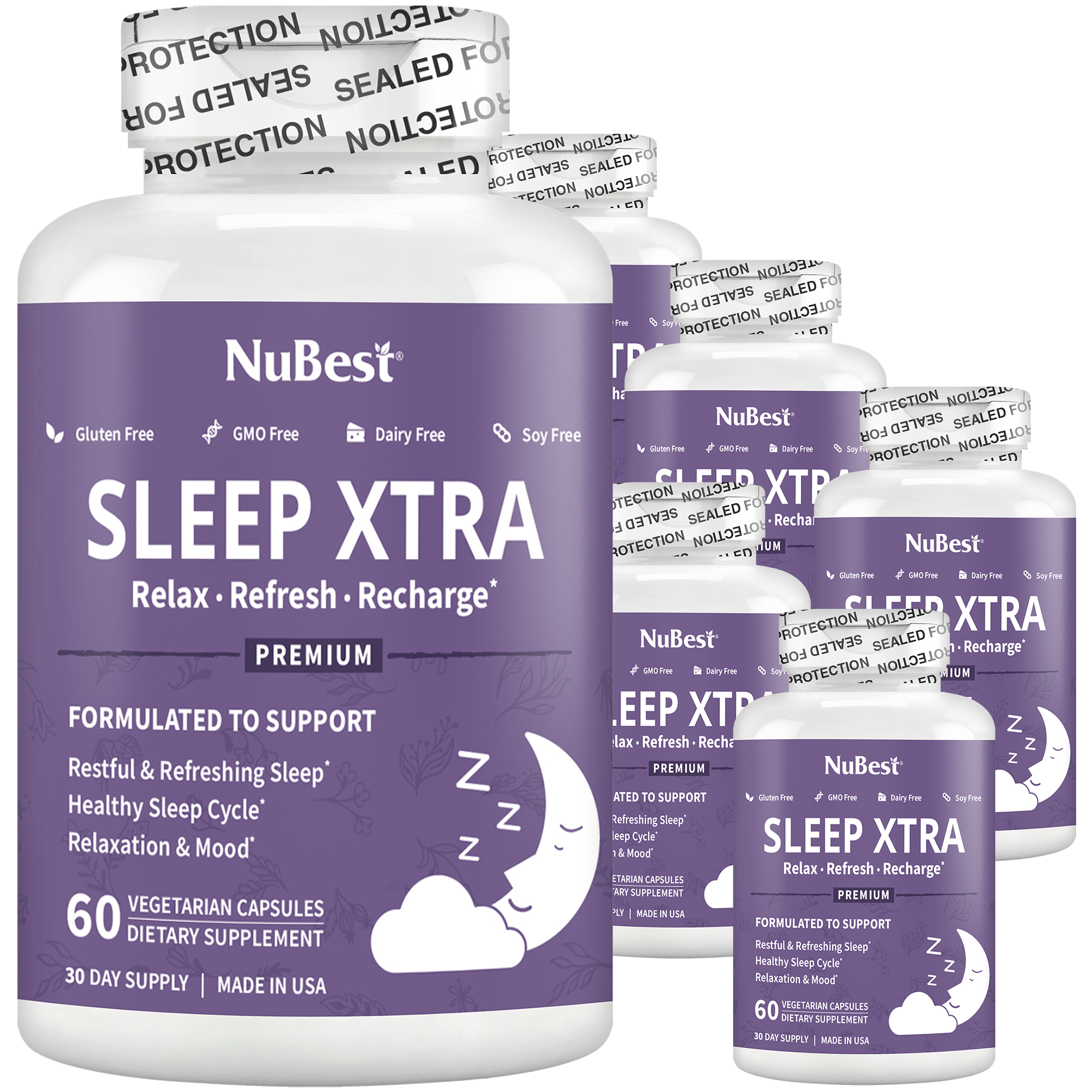 Sleep Xtra, Natural Non-Habit Forming Sleep Aid for Teens & Adults, 60