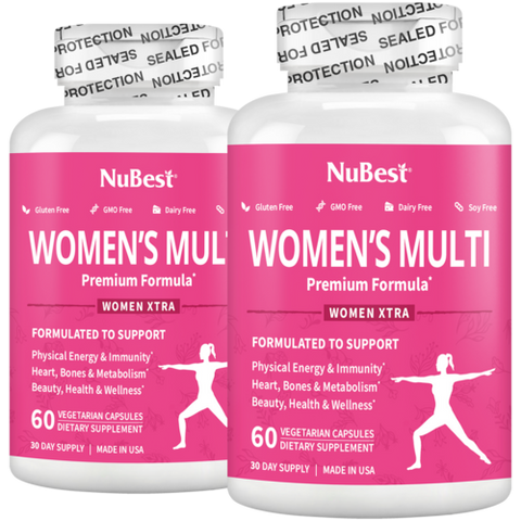 NuBest Women’s Multi - Women’s Vitality & Well-Being, 60 Vegan