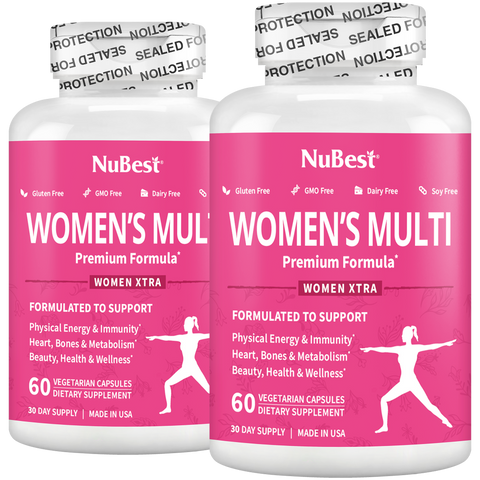 NuBest Women’s Multi - Women’s Vitality & Well-Being, 60 Vegan