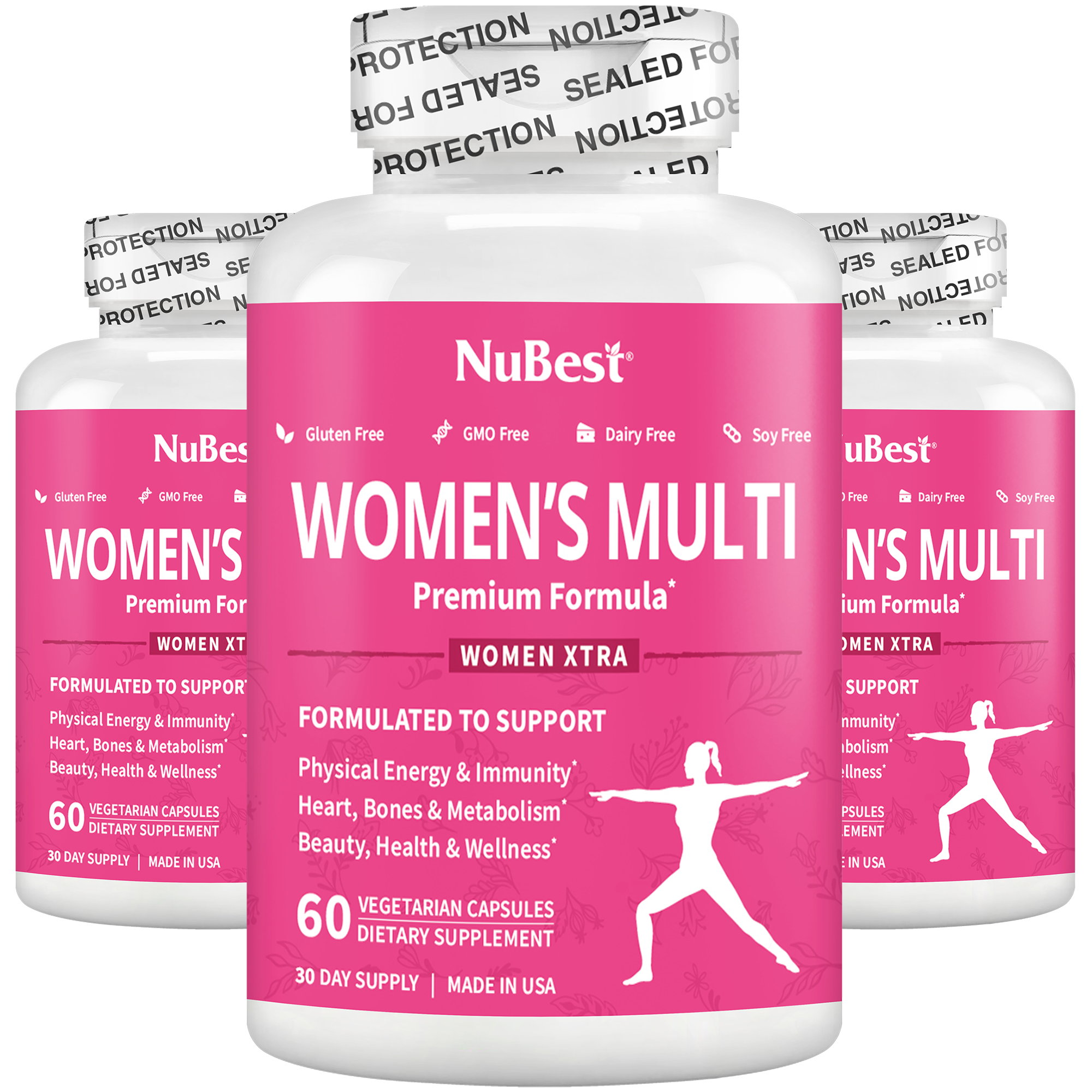 NuBest Women’s Multi - Women’s Vitality & Well-Being, 60 Vegan