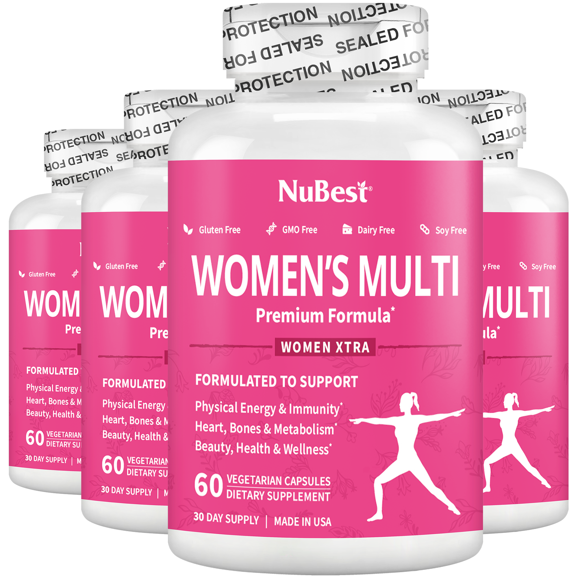 NuBest Women’s Multi - Women’s Vitality & Well-Being, 60 Vegan